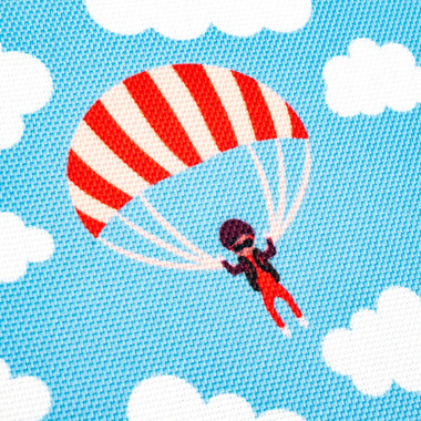 FUNKI Kindergarten-Tasche Airplane 6020.025 hellblau 265x200x700mm