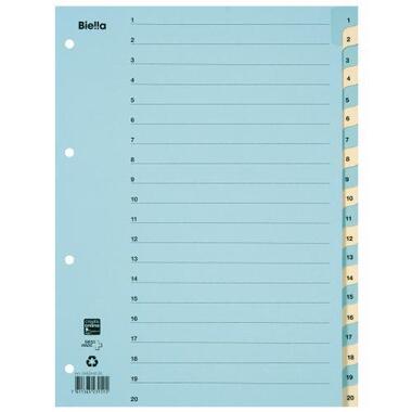BIELLA Register Karton farbig A4 462442.00 1 - 20