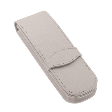ONLINE Etui en cuir Grey 41071 pour 2 stylo