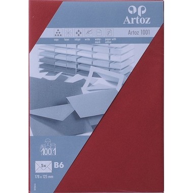 ARTOZ Couverts 1001 B6 107364185 100g, weinrot 5 Stück