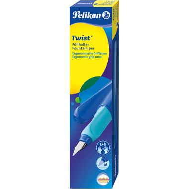 PELIKAN Stylo plume Twist M 814737 Deep Blue