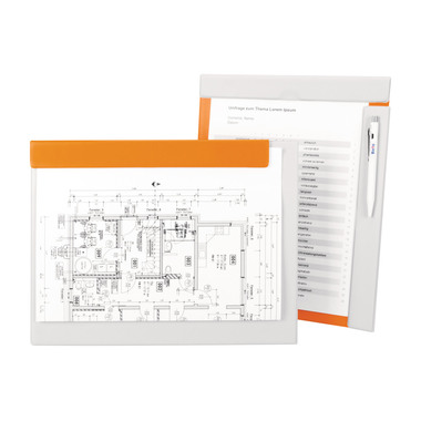 BIELLA Magnet-Klemmbrett A4 34740235U Attraction orange