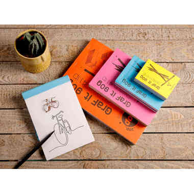 CLAIREFONTAINE Skizzenblock Graf it A5 96621C Sortiert 80 Blatt