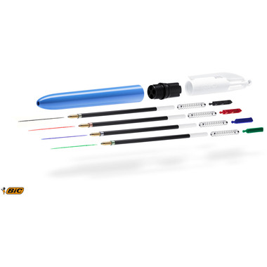 BIC Kugelschreiber 4 Colours 0.4mm 982866 mit Clip