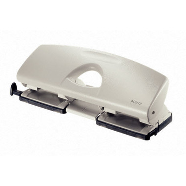 LEITZ Doppellocher 4/1.6mm 50220085 grau, 16 Blatt A6-A4