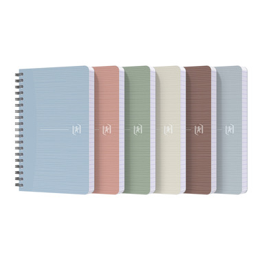 OXFORD My Rec'Up Spiralheft 400155803 A6, kariert 90 Blatt, ass.