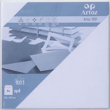 ARTOZ Couverts 1001 160x160mm 107454182 100g, blütenweiss 5 Stück