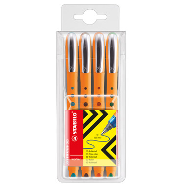 STABILO Roller Worker 0,5mm 2018/4 4-Farben