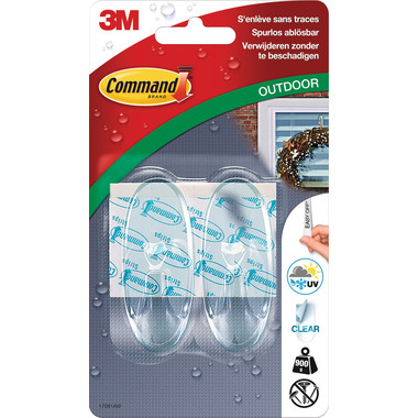3M Deko-Haken Command Outdoor M 17091AW 2 Stück