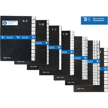 PAGNA Vorordner A4 24241/04 schwarz A-Z