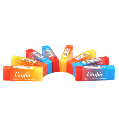 LÄUFER Gomme Plast 65x21x12mm 12005 couleurs ass.