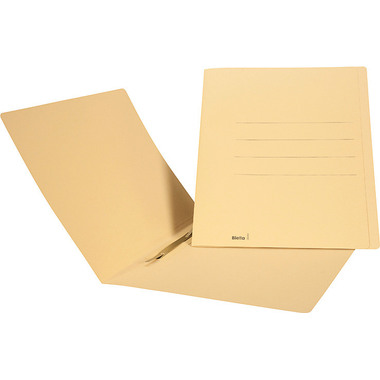 BIELLA Einlagemappen A4 25040320U gelb,240g, 90 Blatt 50 Stück