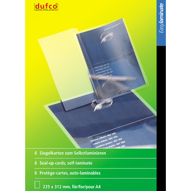 DUFCO Seal-Up Cards 52101.004 225X312MM 6PCS