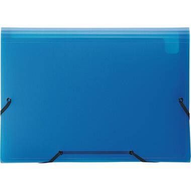 KOLMA Sammelmappe Daily Easy A4 11.017.05 blau, 13 Taschen, Kolmaflex