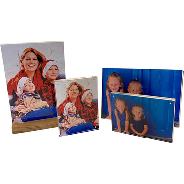 EXACOMPTA Présentoir de table A4 84158D transparent, forme T haut