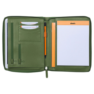 RHODIA Konferenzmappe A5 168102C salbei