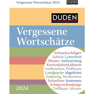 HARENBERG Duden Vergessene Wortschätze 3310079 DE, 11 X 14cm 2024