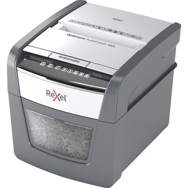 REXEL Aktenvernichter Optimum AF+ 2020045XCH 45X, P-4, 20lt