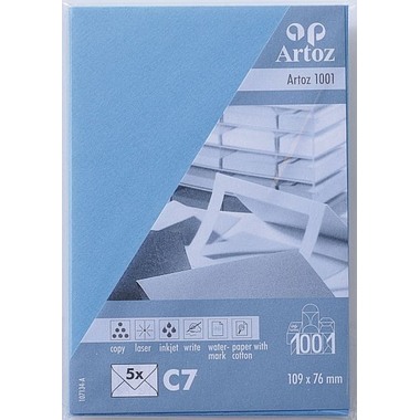 ARTOZ Enveloppes 1001 C7 107134184 100g, bleu marie 5 pcs.