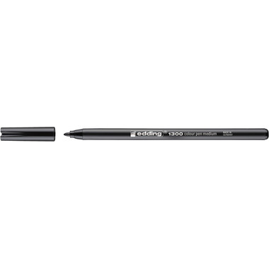 EDDING Fasermaler 1300 color pen 2mm 1300-1 schwarz