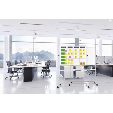 MAGNETOPLAN SCRUM Board 1800x1200mm 1240699 XL mobil acc. incl.