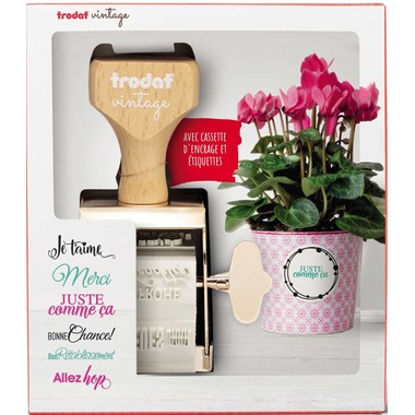 TRODAT Vintage Stempel 945115 Félicitations