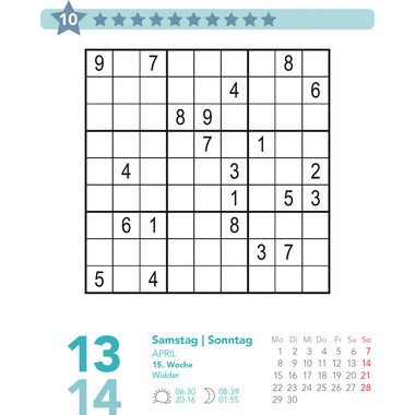 DUMONT Sudoku schwierig bis extrem 205235 11.8x15.9cm 2024
