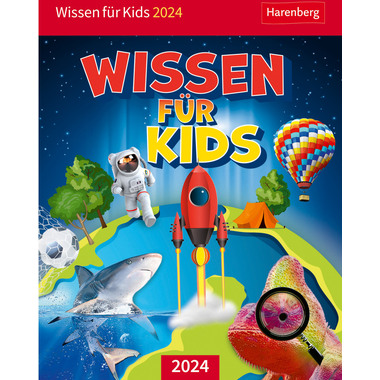 HARENBERG Abreisskalender Wissen Kids 2104700 DE, 12,5 X 16cm 2024