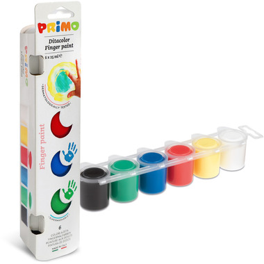 MOROCOLOR pittura a dita 6x25ml 225TD6E