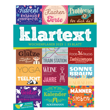 ACKERMANN Klartext 2495 D, 25x33cm, 2024