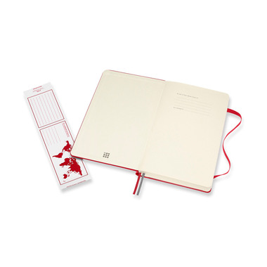 MOLESKINE Carnet HC L/A5 606204 en blanc,écarlate,208 p.