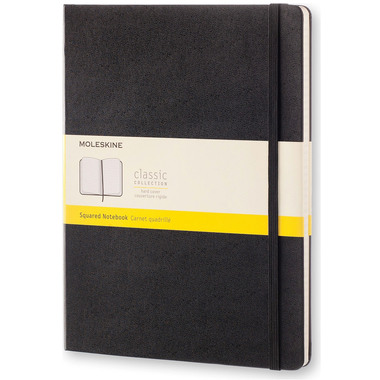MOLESKINE Notizbuch XL 895292 kariert schwarz