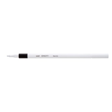 UNI-BALL Fineliner Emott 0.4mm PEM-SY_21_BLACK bleu