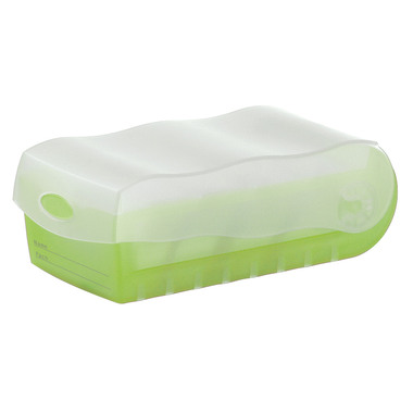 HAN Karteibox Croco 997-603 A7 grün trans. 100 Karten