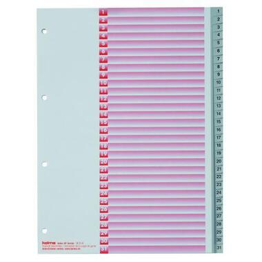 KOLMA Register PP grau A4 18.314.03 1 - 31, Kolmaflex