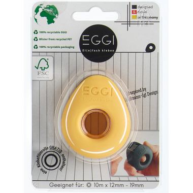 EGGI Klebefilmabroller 12-19mmx10m 22-03PO pastell orange