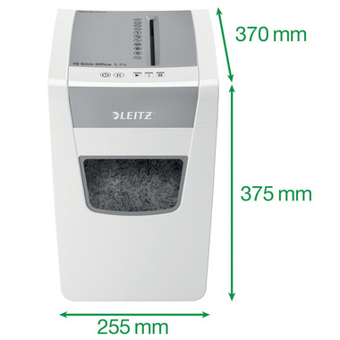 LEITZ Distruggi doc. IQ Slim Office 8098-00-00 P4 12 Foglio silenz
