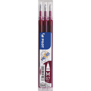 PILOT FriXion Refill 0.7mm BLS-FR7-WR bordeaux 3 pcs.