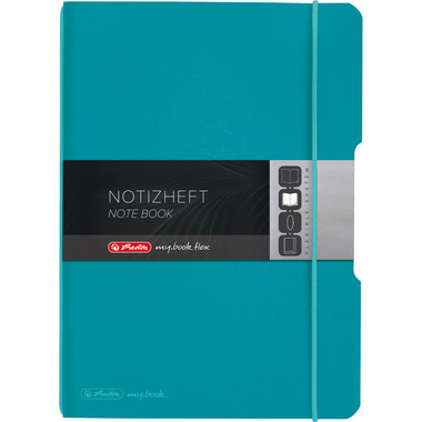 HERLITZ my.book flex A5 50015993 Carribean Turqu. 40 Bl.kariert