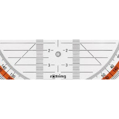 ROTRING Geo - Dreieck Centro 16cm S0237630 transparent