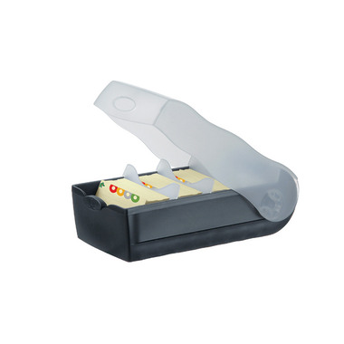 HAN Karteibox Croco 345160 A7 schwarz 100 Karten