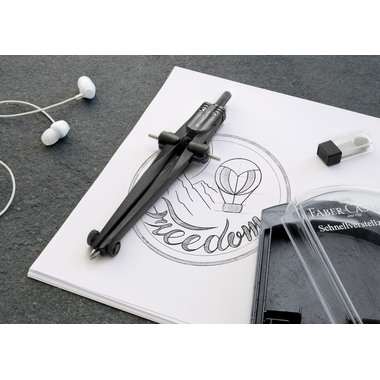 FABER-CASTELL Zirkel Stream 2019 174530 black stone