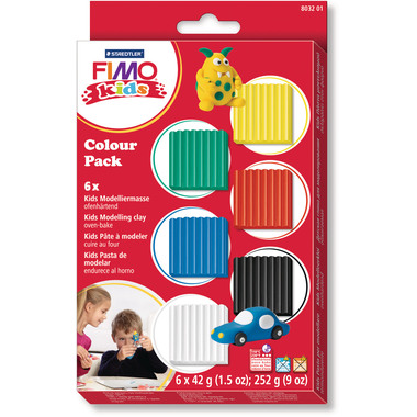 FIMO Modelliermasse 6x42g 803201 basic