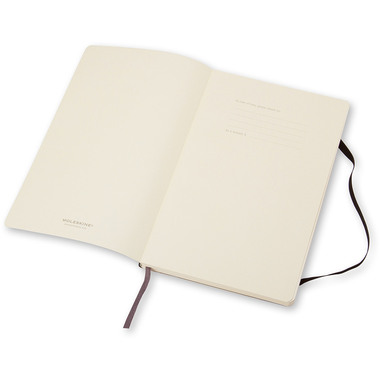 MOLESKINE Notizbuch Soft A6 714-8 blanko schwarz