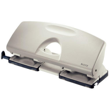 LEITZ Doppellocher 4/2.5mm 50120085 grau, 25 Blatt A6-A4