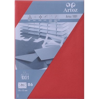 ARTOZ Couverts 1001 B6 107364185 100g, rot 5 Stück