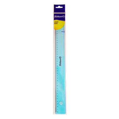 PELIKAN Righello 40cm 7190000 trasparente blu Blister