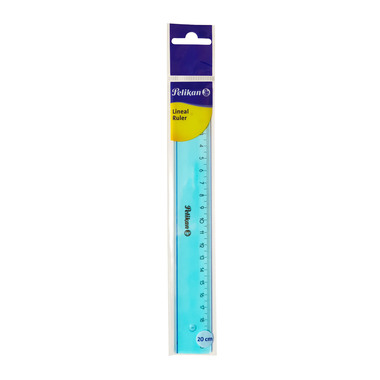 PELIKAN Massstab 20cm 7137448 Transparent-Bläulich, Blister