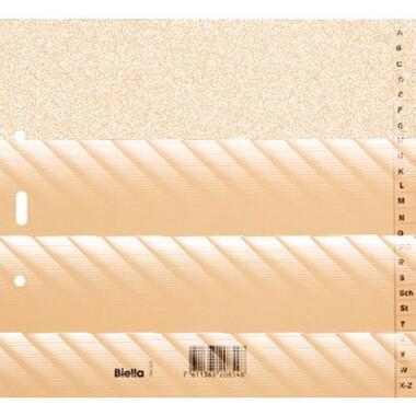BIELLA Register Papier braun f. A4 194424.00 A - Z, teildeckend