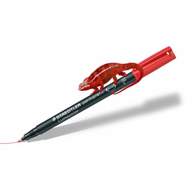 STAEDTLER Lumocolor permanent F 318-2 rot
